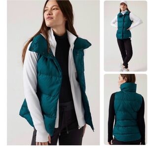 Athleta Teal Women's Puffer Vest